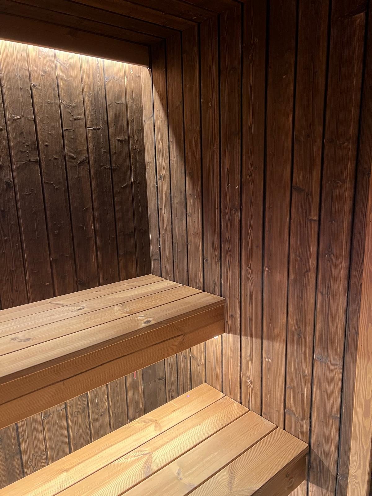 Modulsauna — Sauna-Innenraum